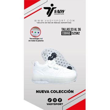 Zapatillas Urbana Vady con Luces LED y Patines para Niño 525N2